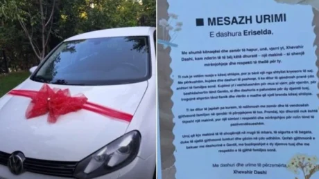 Një makinë në shenjë falënderimi, vjehrri surprizon nusen e djalit me gjestin e rrallë: Ti je një nga shtyllat e kësaj shtëpie!
