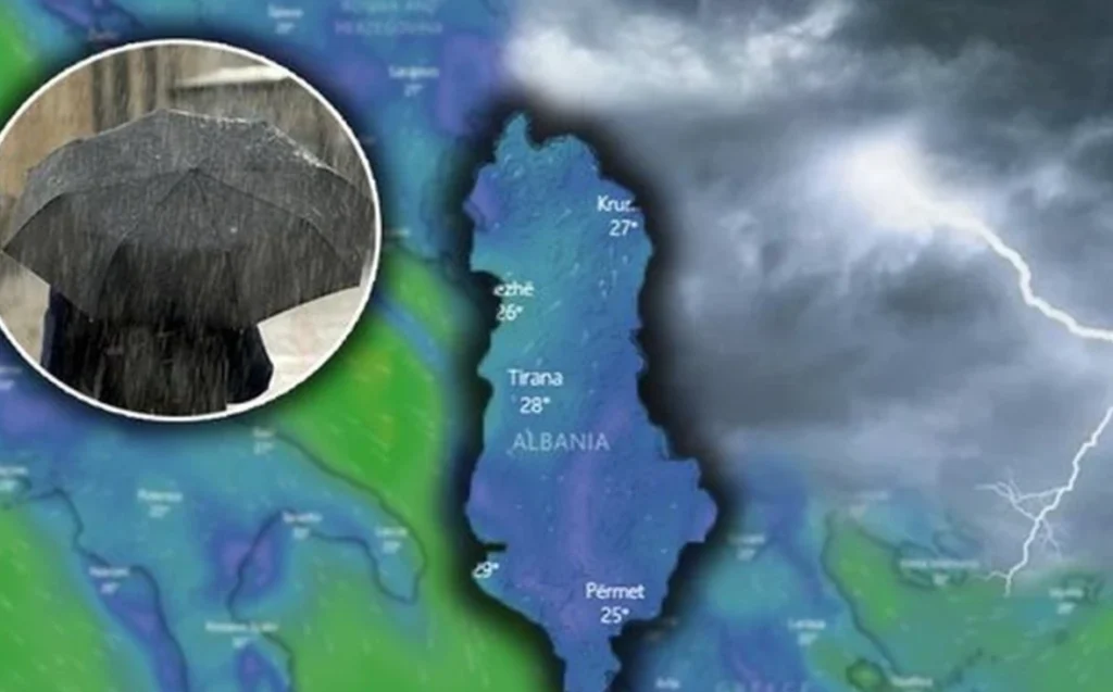 Rrebeshe të forta dhe ulje temperaturash…Moti bënë kthesën drastike ditën e nesërme, ja cfarë ju pret!