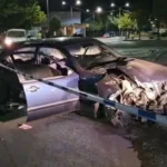 Aksident i rëndë gjatë natës! Makina bëhet copash, dy të rinj pIagosen rëndë